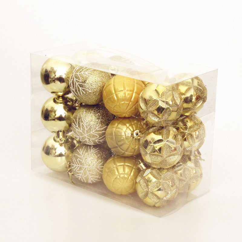 Christmas tree balls 24 pcs