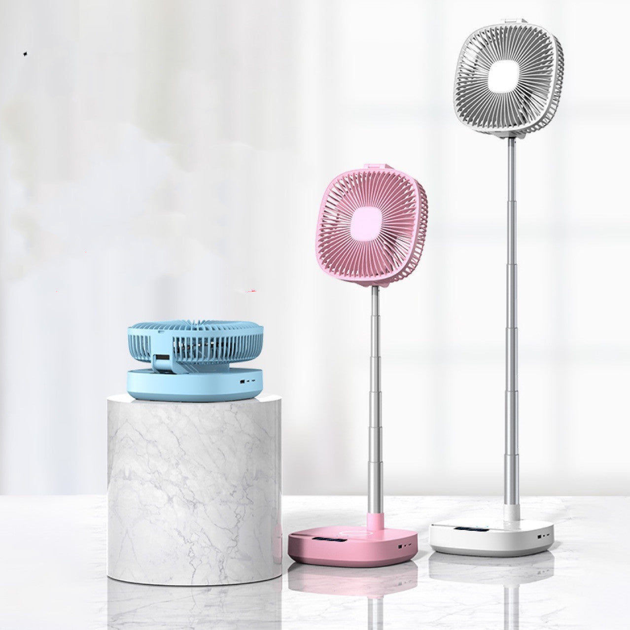 Portable fan with Bluetooth