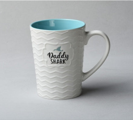 Vintage breakfast ceramic mug