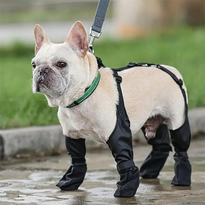 Dog shoes waterproof breathbale