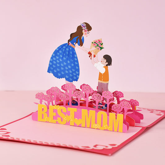 Mother’s Day pop up greeting card