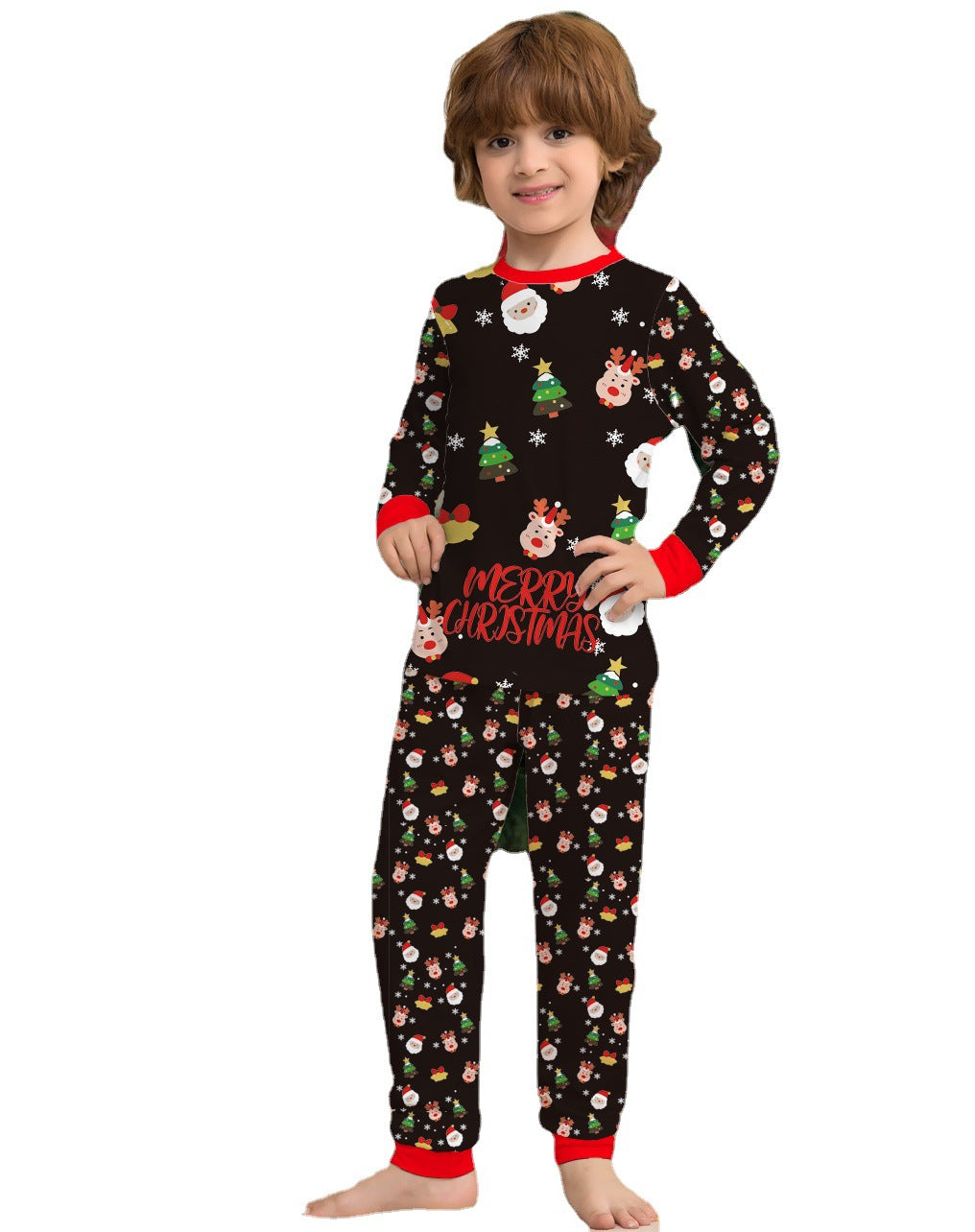 Family christmas matching pajamas set