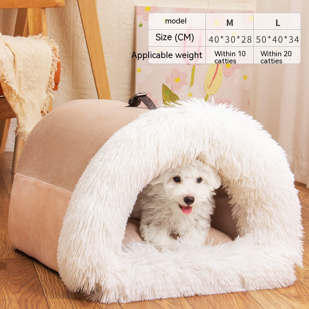 Winter warm dog house