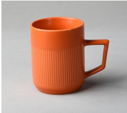 Vintage breakfast ceramic mug