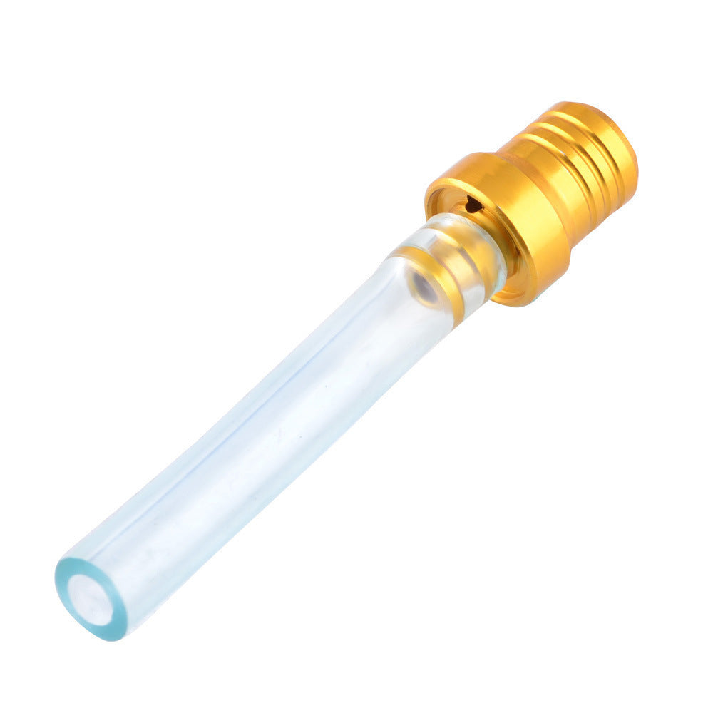 Motorcycle fuel tank vent pipe