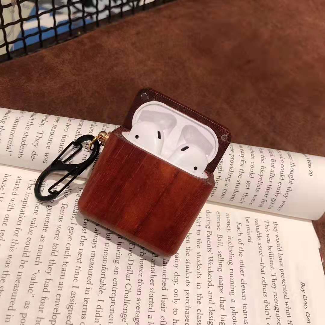 AirPods case by real wood