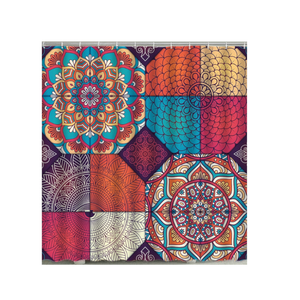 Creative waterproof bathroom curtains