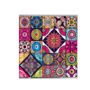 Creative waterproof bathroom curtains