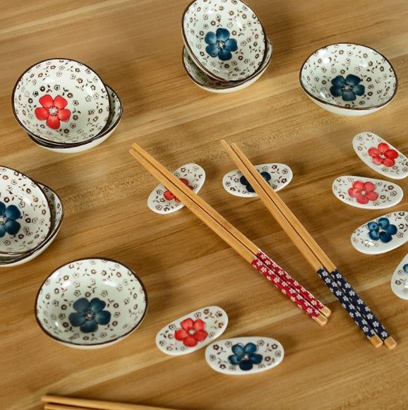 Cute set of cups and chopsticks