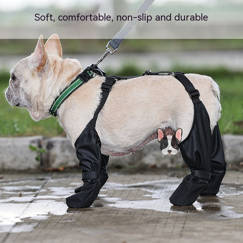 Dog shoes waterproof breathbale
