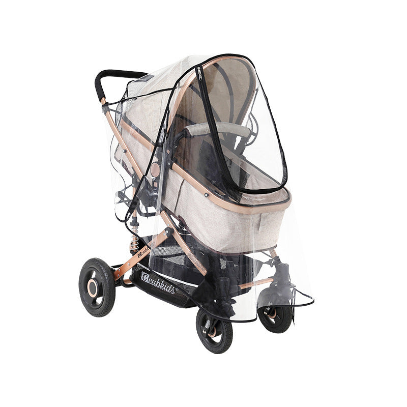 Waterproof cover for baby stroller