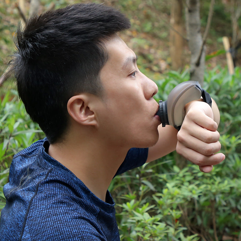 Water bottle for jogging