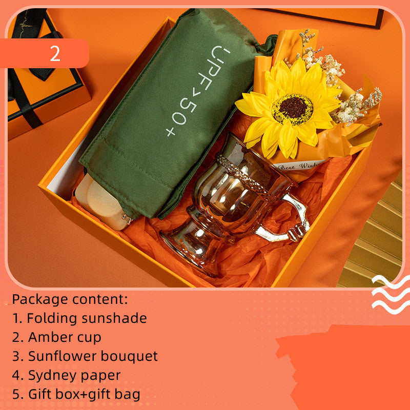 Relaxing spa tea set