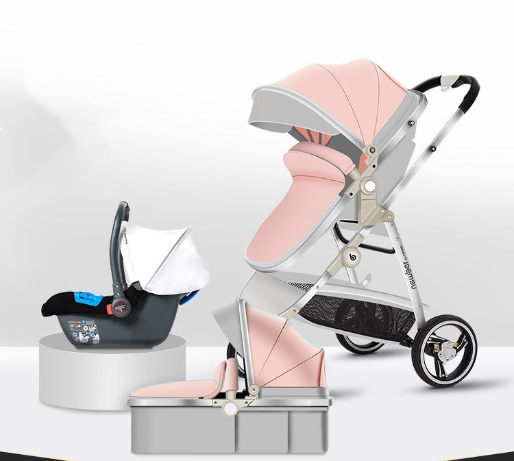 Baby stroller with 360 rotation