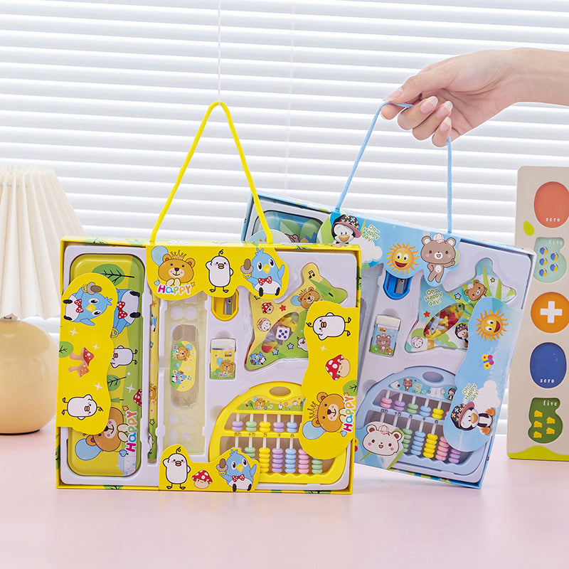 Cartoon school supplies set for kids