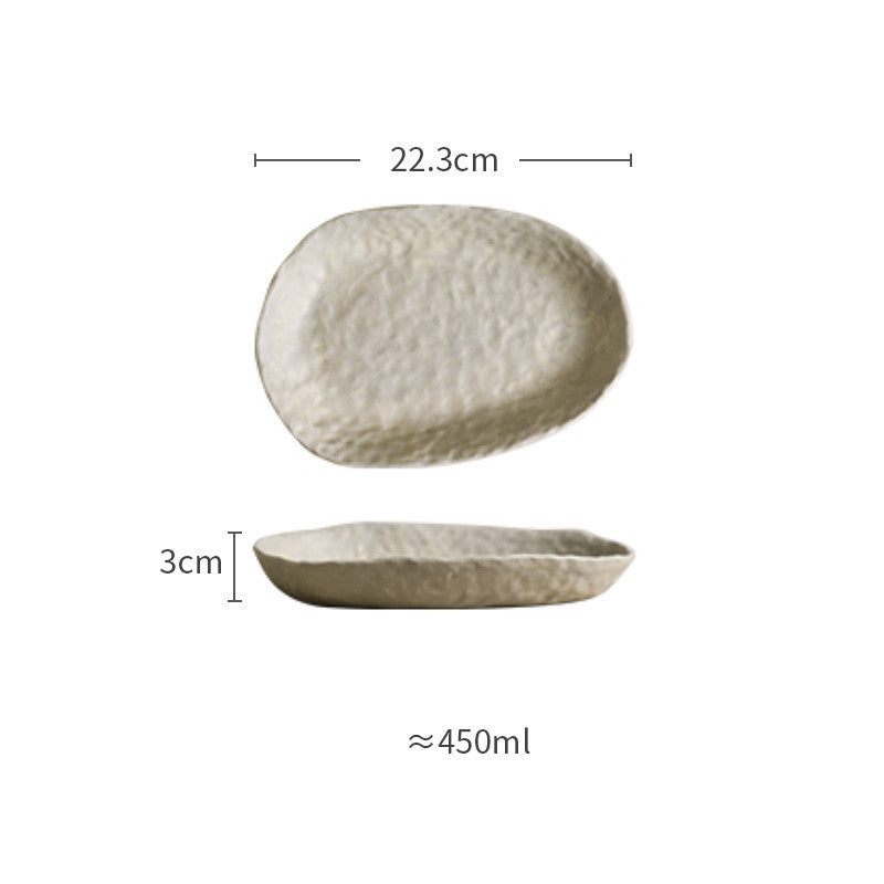 Japanese hand-kneaded tableware set