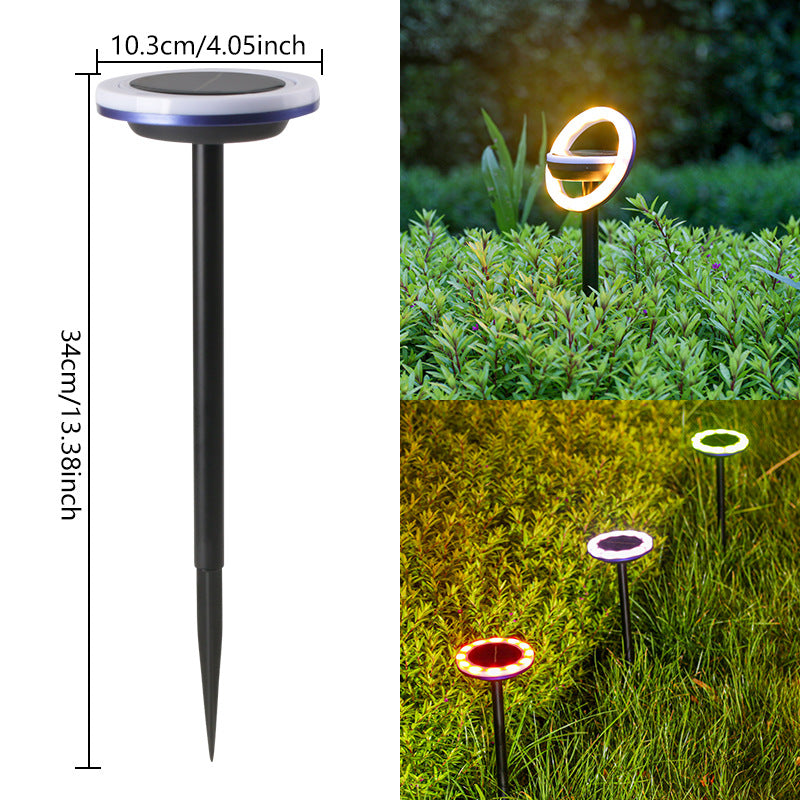 Rotating solar lamp lighthouse