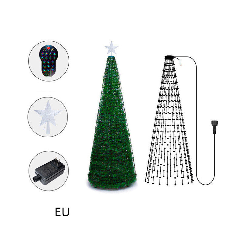 Christmas tree atmosphere lights