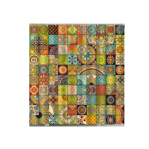 Creative waterproof bathroom curtains