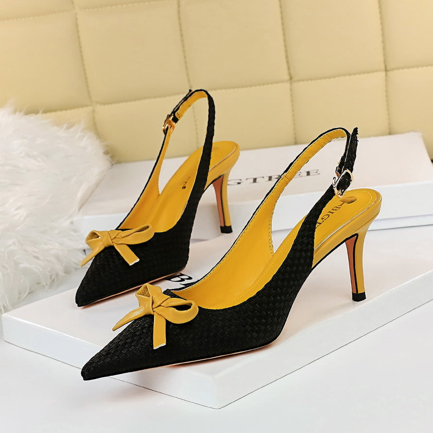 Pointed toe high heels