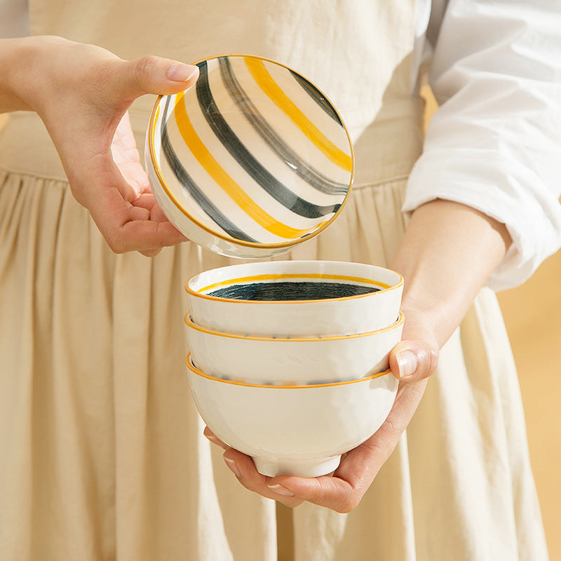 Bohemian style ceramic dinnerware set