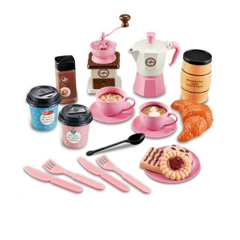 Kids coffee shop play set