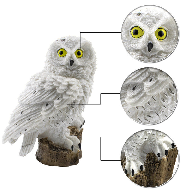 Solar garden lamp owl
