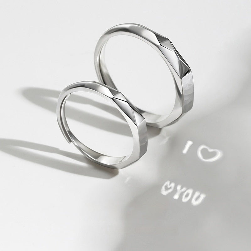 Couple ring set with projection