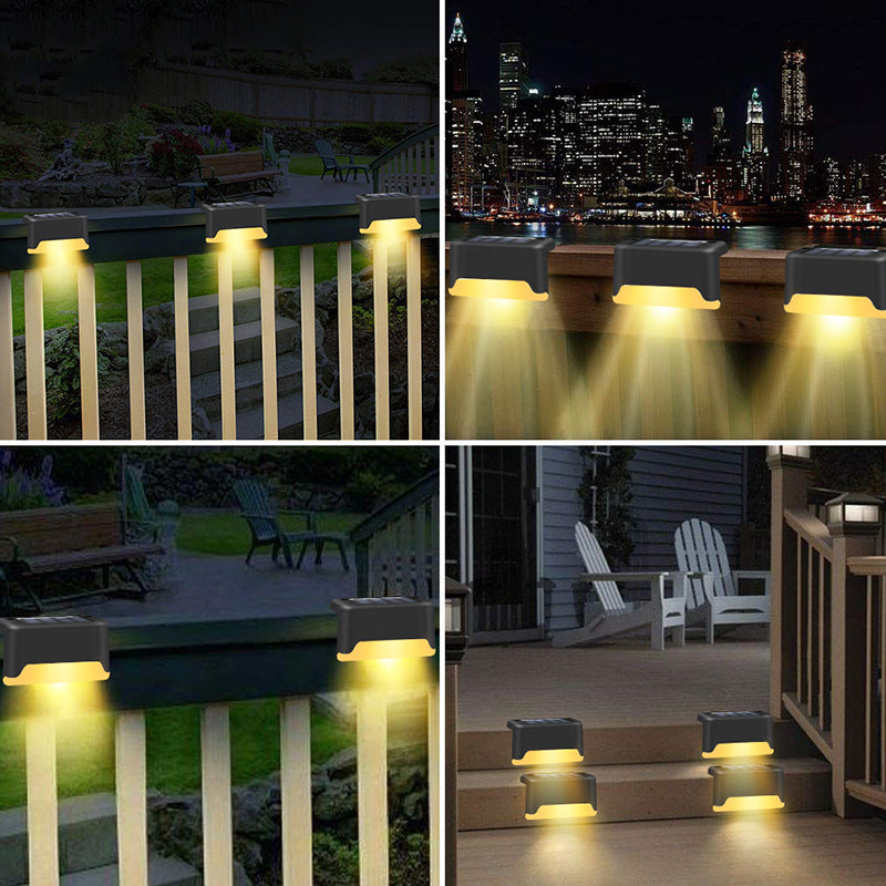 Courtyard stair solar lights
