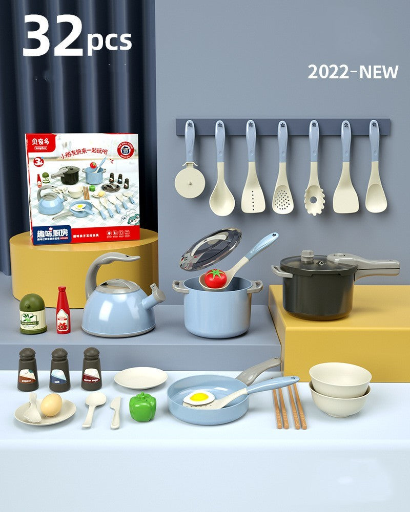 Kids cooking play set