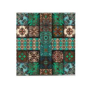 Creative waterproof bathroom curtains