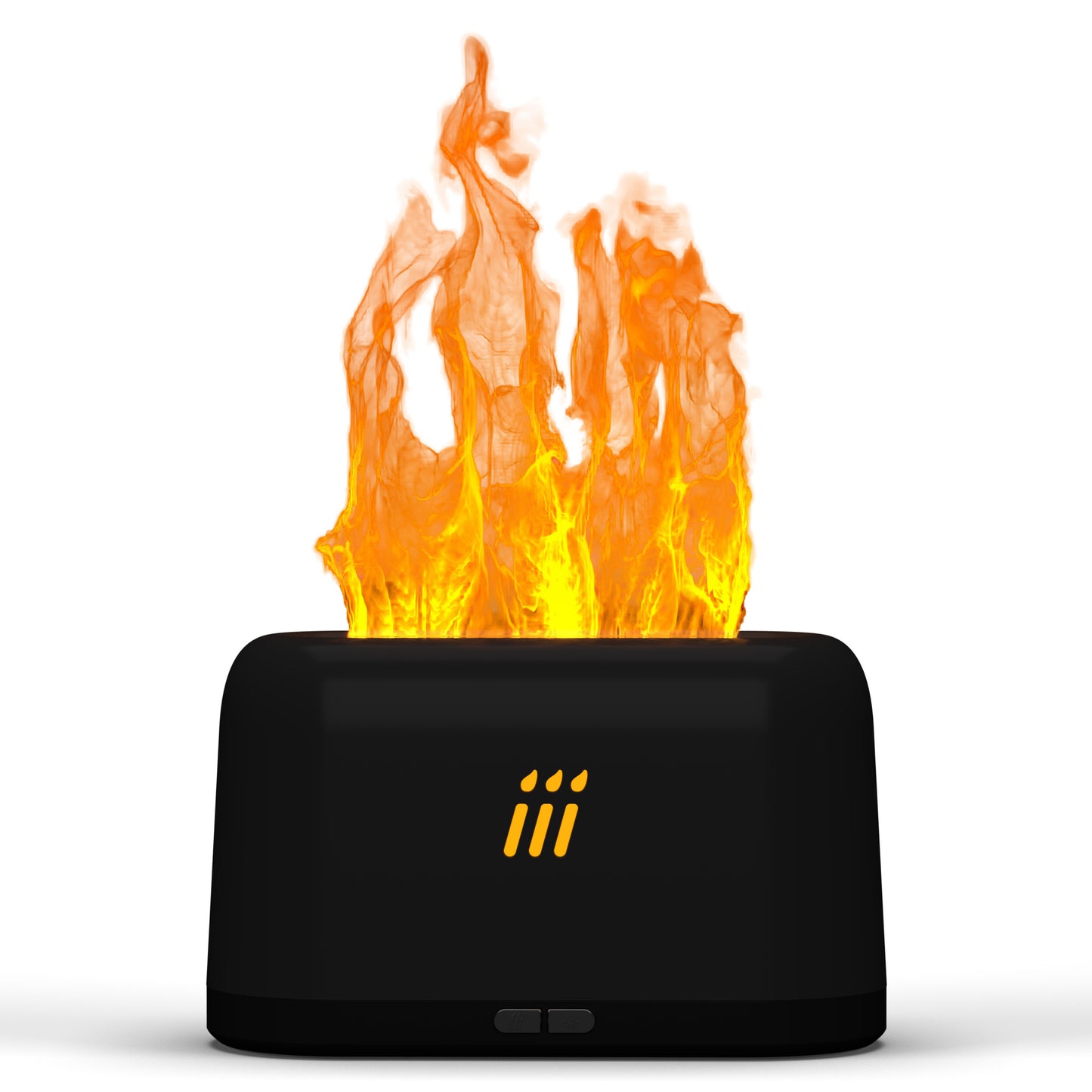 Air humidifier with flame aroma