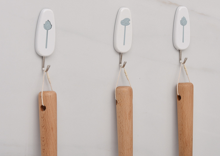 Wooden toilet brush