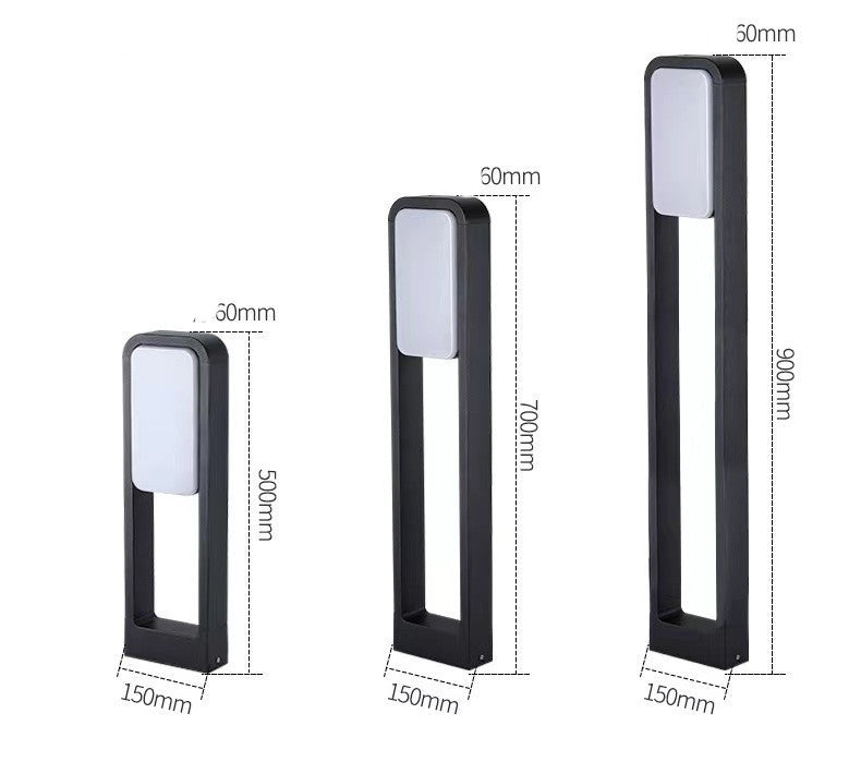 Outdoor aluminum LED lights