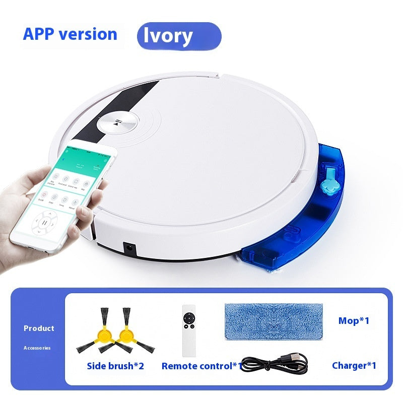 Robot cleaner with app vacuum and mopping