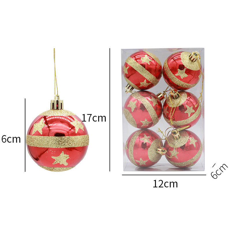 Christmas balls 6 pack