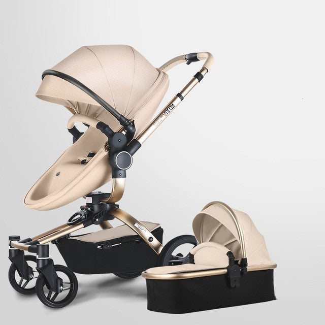 Baby stroller with 360 rotation