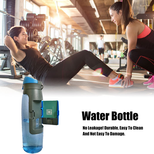 Water bottle with safe box