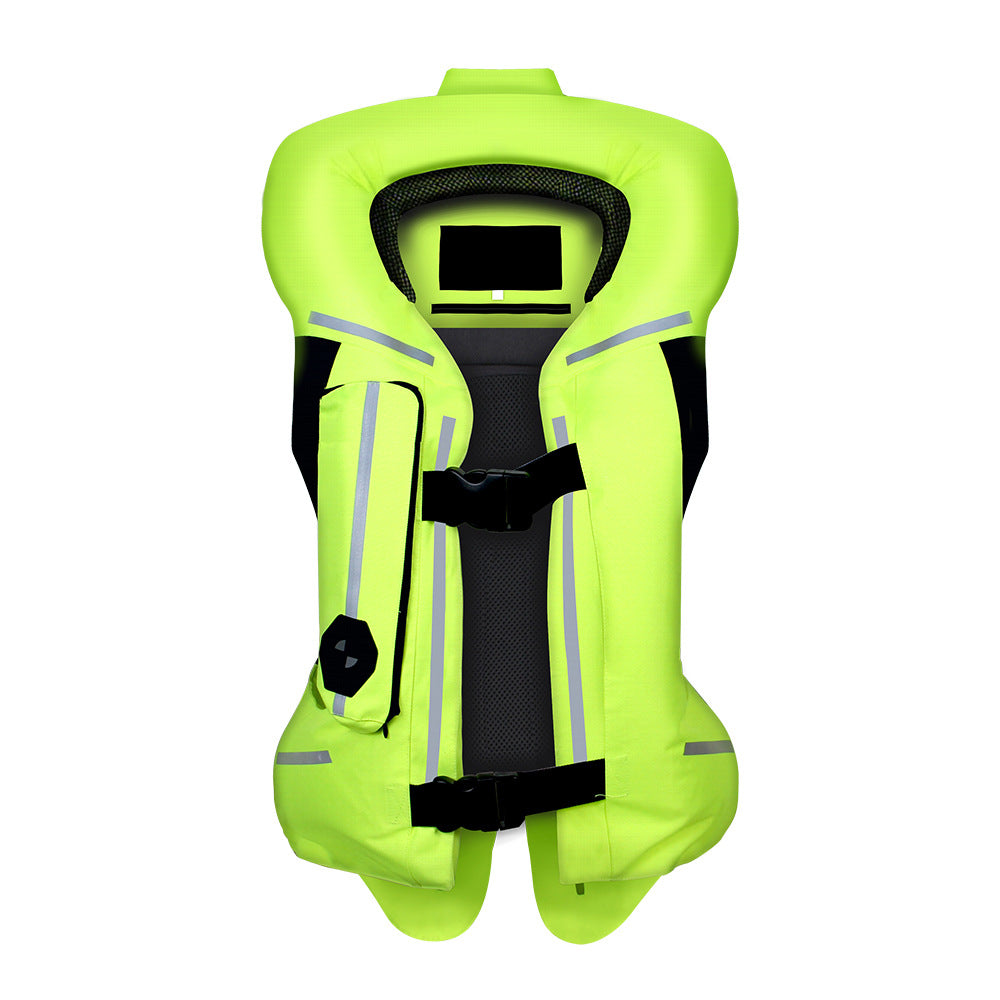 Air bag vest for motorcycles