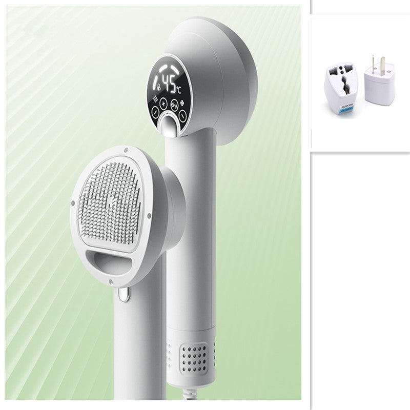 Hair dryer with comb for pets