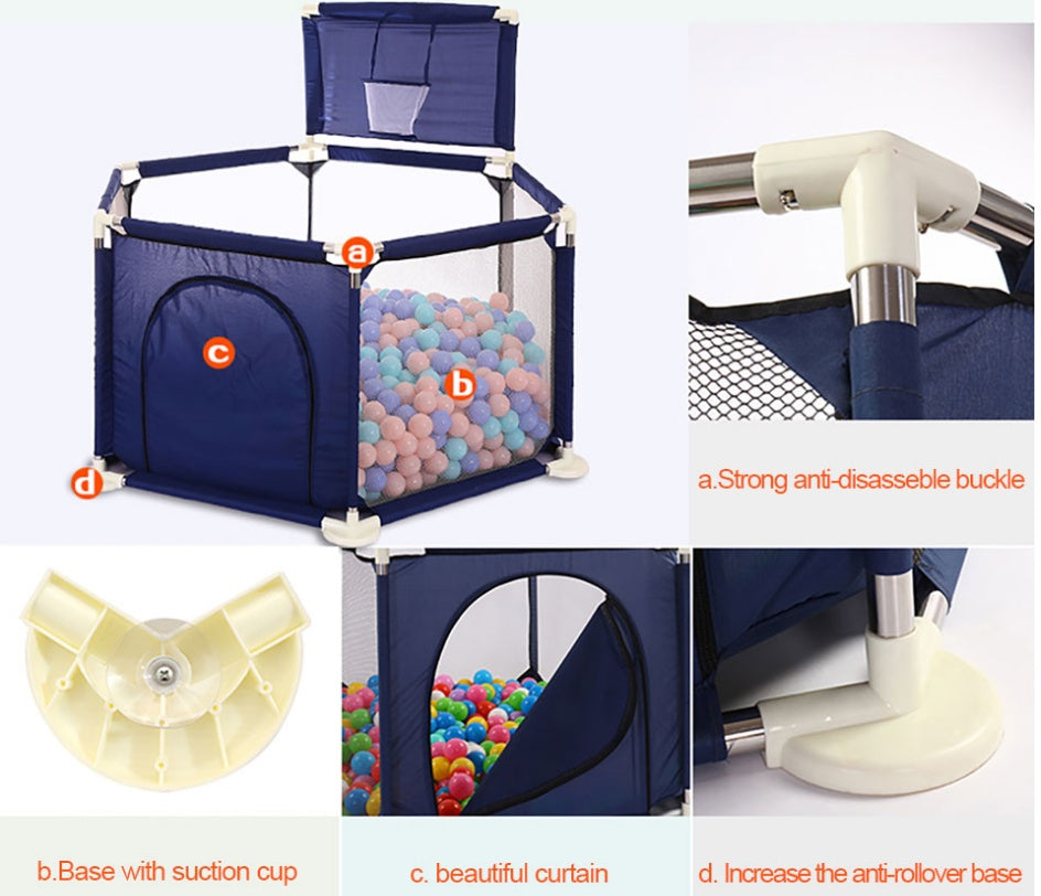 Portable kids playpen