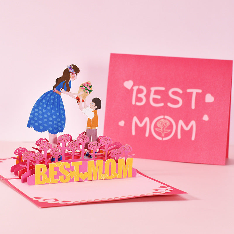 Mother’s Day pop up greeting card