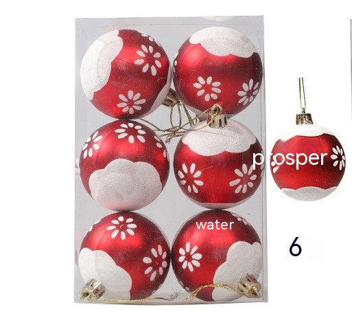 Christmas balls 6 pack