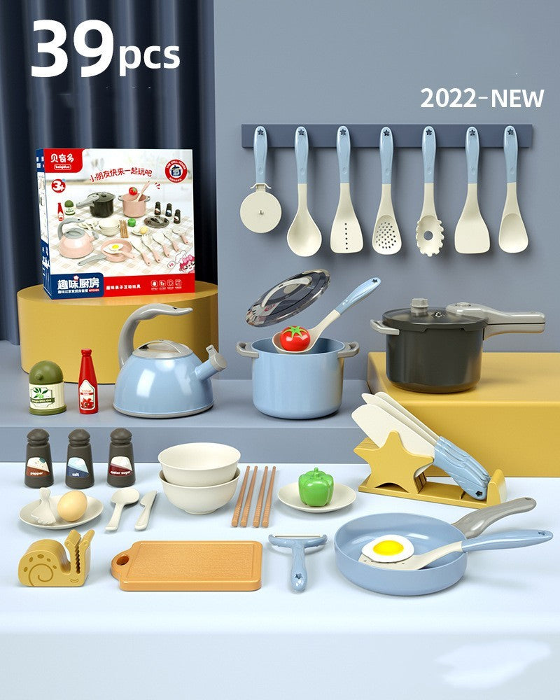 Kids cooking play set