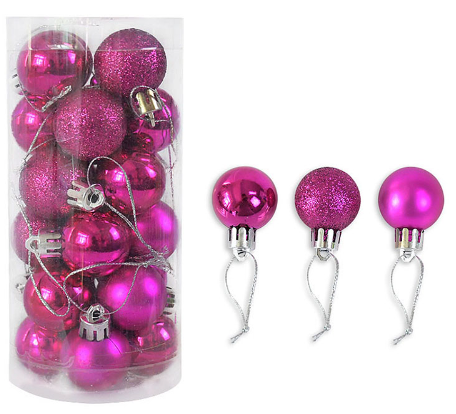 Christmas decoration balls shiny matte