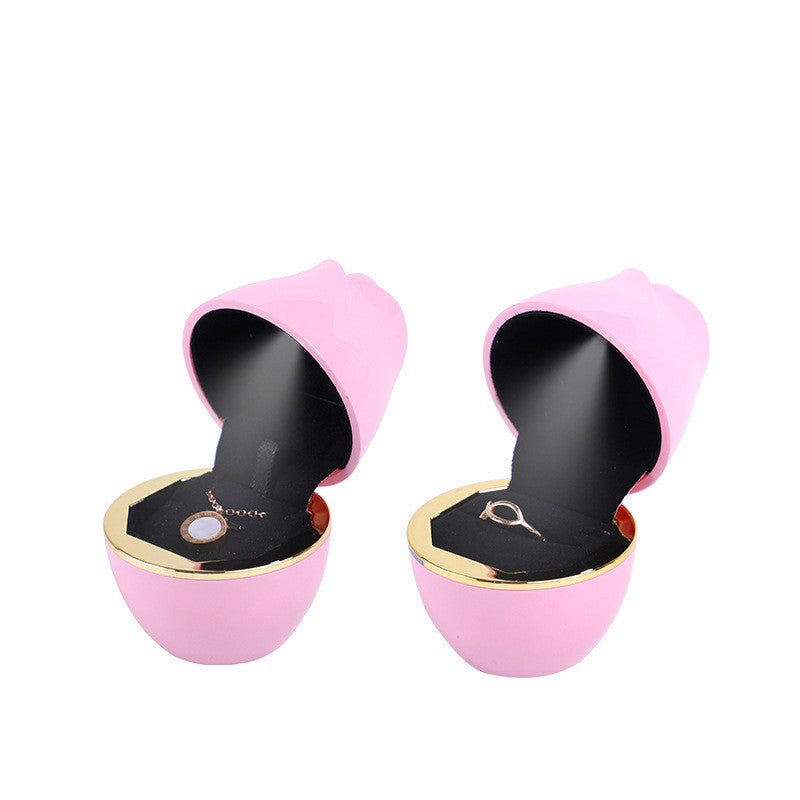 Rose shaped small jewelry box