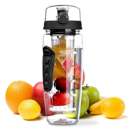 Water bottle with fruit infuser