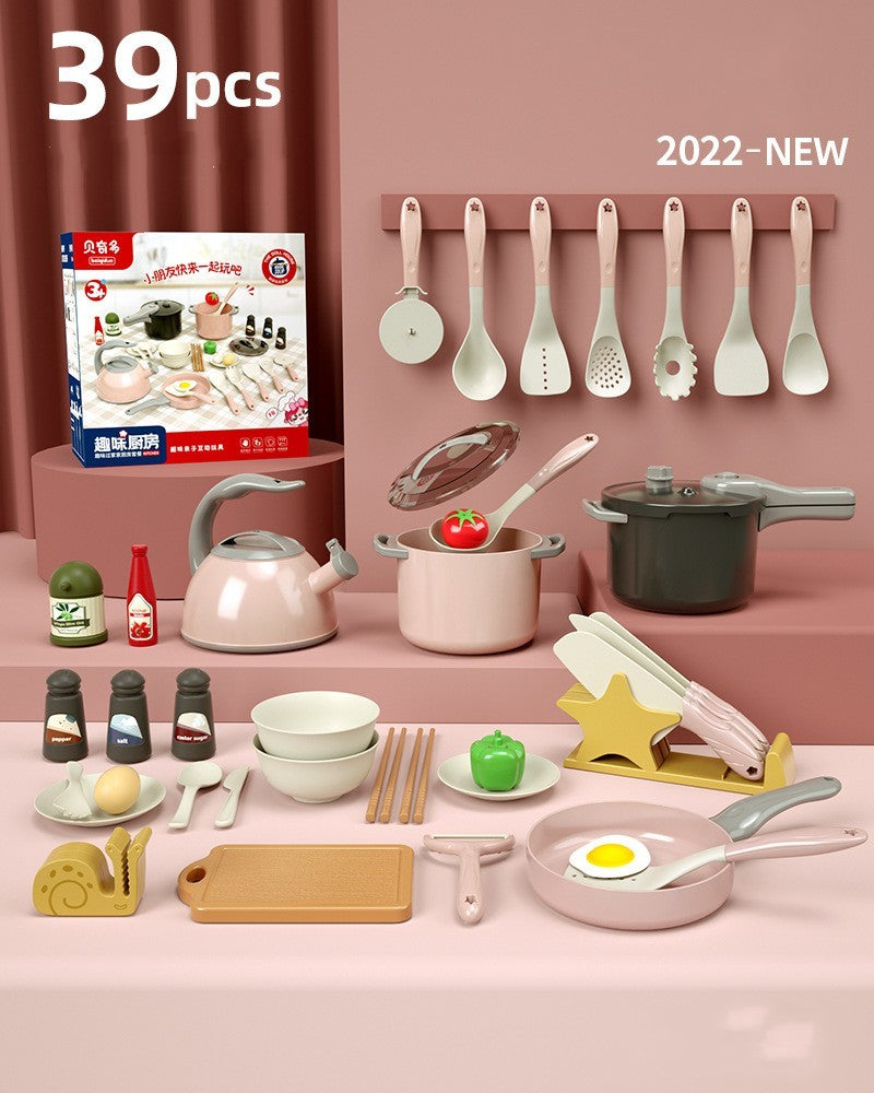 Kids cooking play set