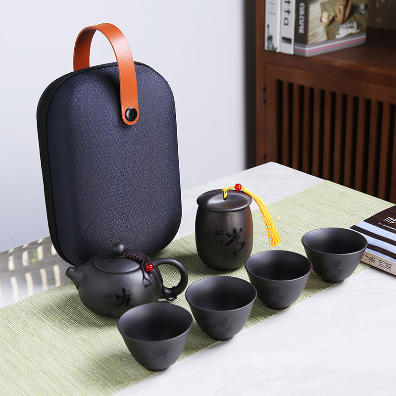 Portable tea set for travel