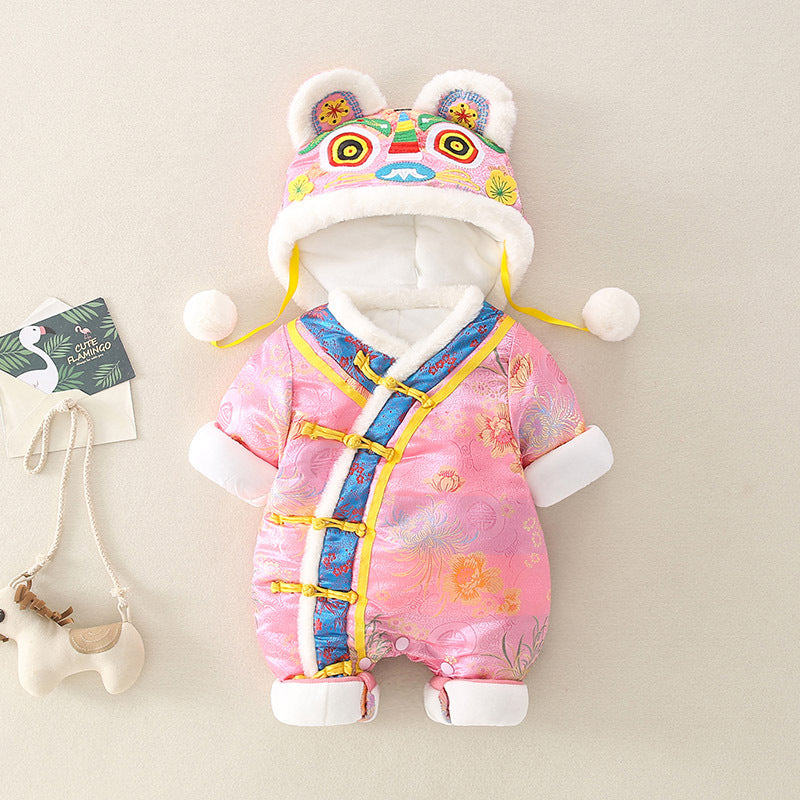 Baby embroidery jumpsuit